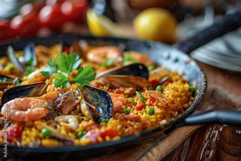  Paella Valenciana: A Symphony of Saffron and Seafood Delights?